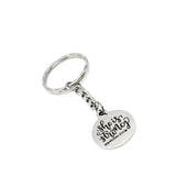Motivating Gifts, Motivating Keychain, She Is Strong Keychain, Proverbs 31 25 Charm, Motivating Keyring, Strong Woman Gifts, Daughter Gifts