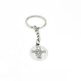 Faith Gift, Wait Patiently On The Lord Keychain, Psalms 27 14, Christian Keychain, Faith Keychain, Sunday School Gift, Scripture Quote