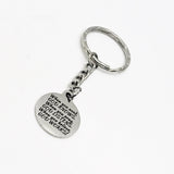 Christian Gift, Christian Keychain, God Knows, God Listens, God Works Keychain, Faith Charm, Christian Charm, Religious Gift