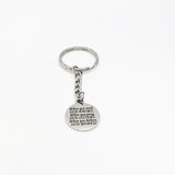 Christian Gift, Christian Keychain, God Knows, God Listens, God Works Keychain, Faith Charm, Christian Charm, Religious Gift