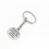 Christian Gift, Be Patient, God’s Just Moving The Pieces Around Keychain, Faith Charm, Christian Charm, Religious Gift