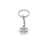 Long Distance Love Gift, Until You’re In My Arms I Will Hold You In My Heart Keychain, Missing You Gift, Military Spouse Gift, Keychain Gift