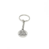 Scripture Gift, The Lord My God Lights Up My Darkness, Psalm 18 28 Keychain, Charm Keychain, Christian Gift, Scripture Quote