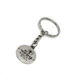 Scripture Gift, His Mercy Rescues Me Keychain, Faith Keychain, Charm Keychain, Christian Keychain, Christian Gift, God Rescues Me