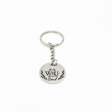Faith Keychain, It Is Well With My Soul Keychain, Scripture Quote, Christian Keychain, Charm Keychain Gift, Christian Faith, Sympathy Gift