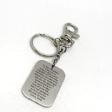 Daughter Gift, To Daughter From Dad, Aim For The Skies, You Are Capable Of Anything, Love Dad, Clip On Keychain, Daughter Encouragement Gift