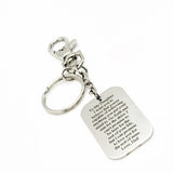 Daughter Gift, To Daughter From Dad, Aim For The Skies, You Are Capable Of Anything, Love Dad, Clip On Keychain, Daughter Encouragement Gift