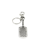 Softball Keychain Gift, Play For Her Keychain, Daughter Gift, Softball Player, Softball Team Gift For Her, Encouraging Quote, Sports Gift