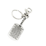 Softball Keychain Gift, Play For Her Keychain, Daughter Gift, Softball Player, Softball Team Gift For Her, Encouraging Quote, Sports Gift
