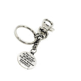 Motivation Gift, Don’t Wait For The Perfect Moment, Take The Moment And Make It Perfect Keychain, Encouragement Gift, Motivational Quote