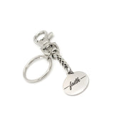 Faith Gift, Faith Keychain, Faith Charm, Charm Keychain, Clip On Keychain, Christian Gift, Christian Keychain