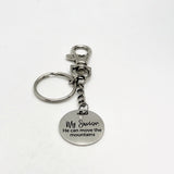 Faith Gift, My Savior He Can Move The Mountains Keychain, Matthew 17 20 Keychain Gift, Christian Gift, Scripture Charm Keychain