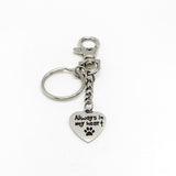 Pet Memorial, Always In My Heart Keychain, Memorial Keychain, Pet Keychain, Dog Mama Gift, Pet Loss Gift, Pet Memorial Gift, Fur Baby Loss