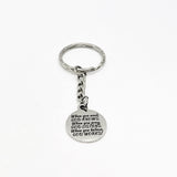 Christian Gift, Christian Keychain, God Knows, God Listens, God Works Keychain, Faith Charm, Christian Charm, Religious Gift