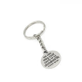 Scripture Gift, The Lord My God Lights Up My Darkness, Psalm 18 28 Keychain, Charm Keychain, Christian Gift, Scripture Quote