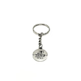 Scripture Gift, His Mercy Rescues Me Keychain, Faith Keychain, Charm Keychain, Christian Keychain, Christian Gift, God Rescues Me