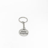 Prayer Gift, Keep Praying Keychain, Prayer Keychain, Keep Praying Charm, Charm Keychain, Christian Gift, Sympathy Gift, Prayer Works Gift