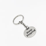Prayer Gift, Keep Praying Keychain, Prayer Keychain, Keep Praying Charm, Charm Keychain, Christian Gift, Sympathy Gift, Prayer Works Gift