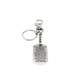 Softball Keychain Gift, Play For Her Keychain, Daughter Gift, Softball Player, Softball Team Gift For Her, Encouraging Quote, Sports Gift