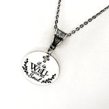 It Is Well With My Soul Necklace Engraved Cross Cut Out Faith Jewelry Inspirational Gift