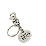 I Am With You Always Matthew 28 20 Clip On Keychain Engraved Bible Verse Charm Christian Gift From JKCE Designs