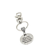 Act Justly Love Mercy Walk Humbly Keychain Micah 6 8 Bible Verse Gift