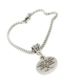 Inspirational Bible Verse Bracelet I Can Do All Things Through Christ Philippians 4 13