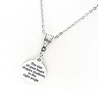 Geometry Pun Teacher Gift Pendant Necklace, Math Teacher Gift, Geometry Teacher, New Teacher, Daughter, Wife