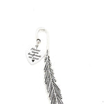 Horses Leave Hoofprints Your Heart Bookmark, Horse Lover Gift, Gift For Her, Wife Gift, Horse Quote Charm, Horse Farm Owner, Daughter Gift