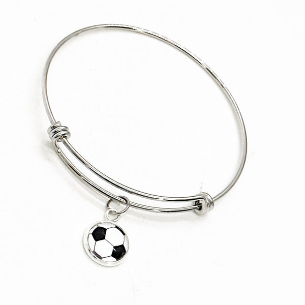 Soccer Charm Bracelet, Soccer Mom Gift, Soccer Player, Soccer Girlfriend, Gift For Her, Wife Gift, Team Mom, Coach’s Wife, Jewelry Gifts