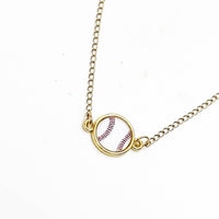 Baseball Connector Pendant Necklace, Baseball Player, Baseball Son, Mom Gift, Wife Gift Her, Sports Mom, Team Mom Gifts, Senior Night