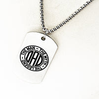 Dad The Man The Myth The Legend Charm Necklace, Fathers Day Gift, Dad Necklace, Man Necklace, Gift For Dad, New Father Gift, Husband Gift