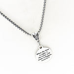 When The Time Is Right The Lord Will Make It Happen Necklace, Isaiah 60 22, Scripture Jewelry, Faith Gifts, Wait On The Lord, God Will