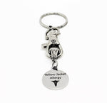 Yellow Jacket Allergy Medical ID Awareness Keychain, Medical Notification, Diabetic, Insulin Dependent, Medical Caduceus, Caregiver