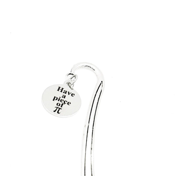 Have A Piece Of Pi Charm Bookmark, Math Nerd, Math Student, Tech Nerd Gift, Student Gift, Son Gift, Daughter Gift, Geometry, Calculus