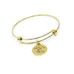 God’s Got This Goldtone Charm Bangle, Charm Bracelet, Prayer Mindset Gift, Positivity Gift, Christian. Jewelry, Christian Gift, Gift For Her