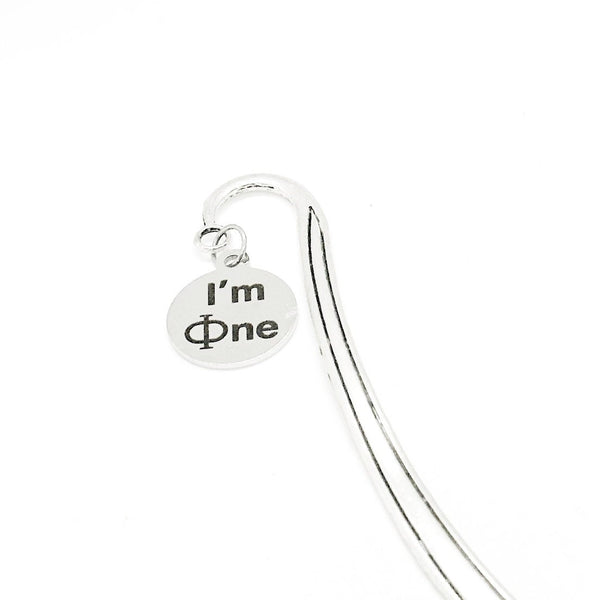 I’m Phine Charm Bookmark, I’m Fine, Greek Letter Phi, Son, Daughter, Boyfriend, Girlfriend, Programmer, Going To College, Math Lover
