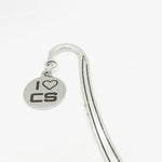 I Love Computer Science Charm Bookmark, I Heart CS, I Love CS, Programmer Gift, Tech Nerd Gift, Student Gift, Son Gift, Daughter Gift