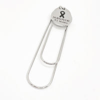 Cancer Surviver 15 Years Charm Paperclip Bookmark, Cancer Survivor Gift, Reader Gift, Planner Bookmark, Bible Bookmark, Survivor Celebration
