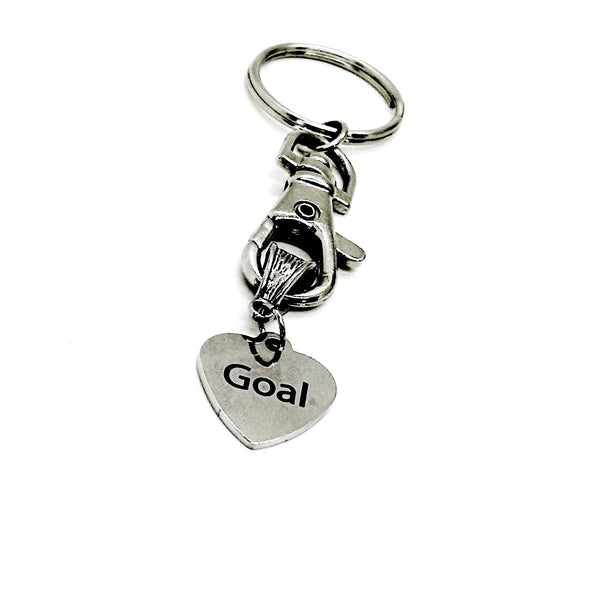 Goal Charm Keychain, Goal Setter Gift, Wife Gift, Husband Gift, Friend Gift, Gift For Her, Gift For Him, Going To College, Son, Daughter