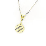 The Light Shines In The Darkness Pendant Necklace, John 1 5, Scripture Jewelry, Protection Gift, Going To College, Daughter, Light of Life