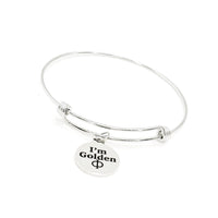 I’m Golden Phi Bracelet, Math Nerd Love Gift, Mathematics Major, Physics, Gift For Her, Daughter, Girlfriend, Fun Gifts, Stacking Bangle