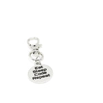 Eat Sleep Code Repeat Clip On Charm, Computer Scence CS College Student, New Job, Programming, Developer, Bag Charm, Backpack Charm