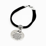 For I Know The Plans I Have For You Black Faux Suede Bracelet, Jeremiah 29 11, God’s Plans For You, Scripture Jewelry, Daughter, Wife