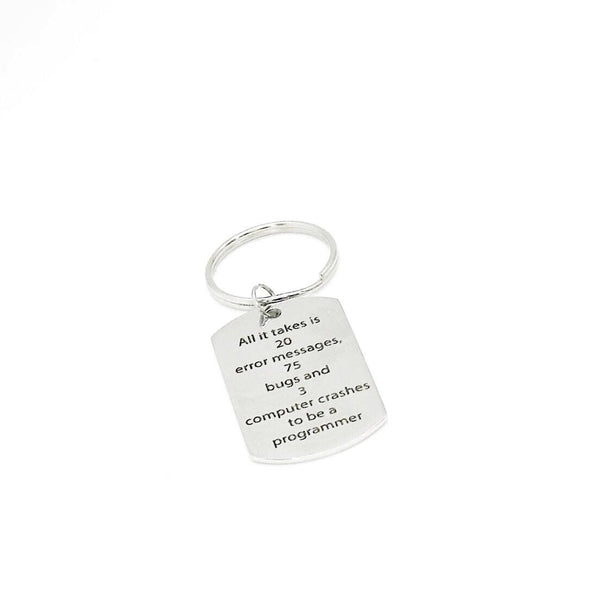 Programmer Charm Keychain, Binary Code, Computer Science, Programmer, Developer, CS Student, Going To College, Computer Science Major