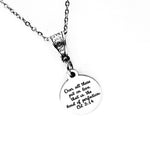 Put On Love The Bond Of Perfection Pendant Necklace, Colossians 3 14Scripture Jewelry, Christian Gift, Bible Verse, Wedding Gift, Daughter