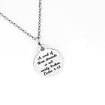 A Cord Of Three Strands Is Not Easily Broken Charm Necklace, Ecclesiastes 4 12 Charm, Wedding Jewelry, Christian Marriage, Faith Quotes
