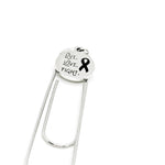 Live Love Fight Cancer Awareness Charm Paperclip Bookmark, Fighting Cancer, Cancer Survivor, Cancer Awareness Gift, Chemo Book Gift Basket