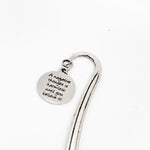 A Negative Thought Is Harmless Until You Believe It Charm Bookmark, Positive Mindset, Positivity Gift, Think Good Things, Gift For Her