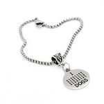 I Love Dogs Charm Bracelet, Binary Code, CS Major, Girls In STEM, Student, Going To College, Daughter Gift For Her, Dogs And Computers